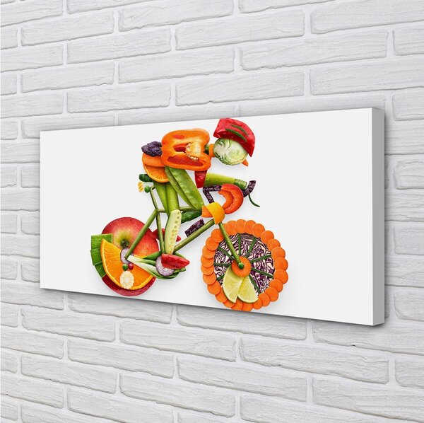 Tablouri canvas Omul aranjat cu legume