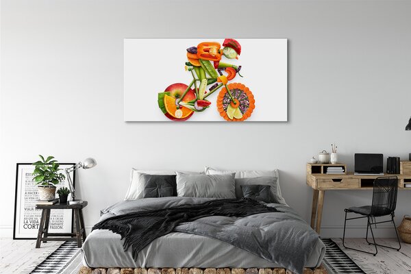 Tablouri canvas Omul aranjat cu legume