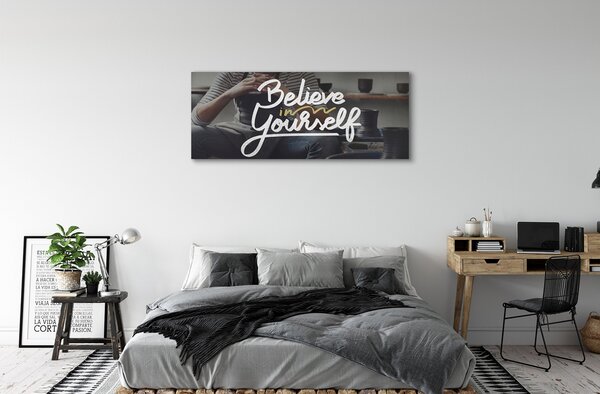 Tablouri canvas om inscripție