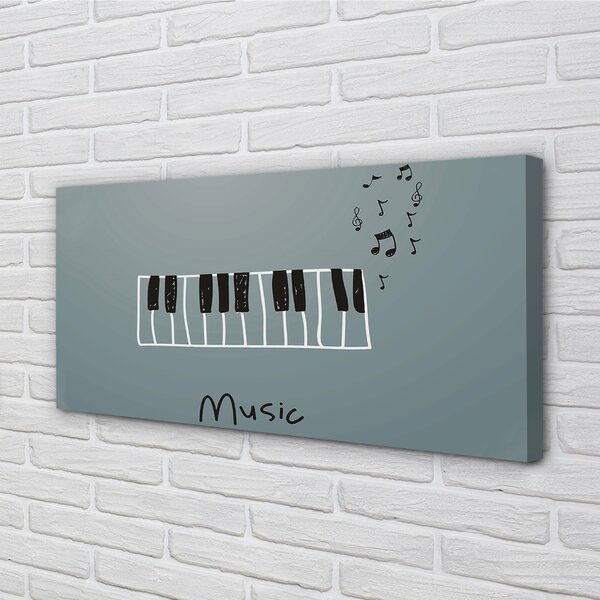 Tablouri canvas note de pian
