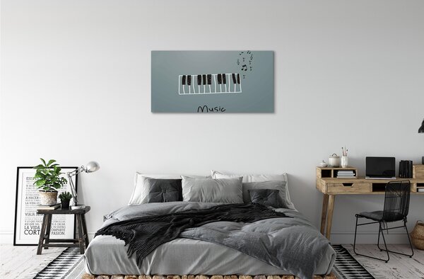 Tablouri canvas note de pian