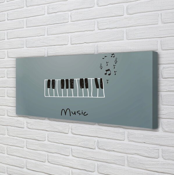 Tablouri canvas note de pian
