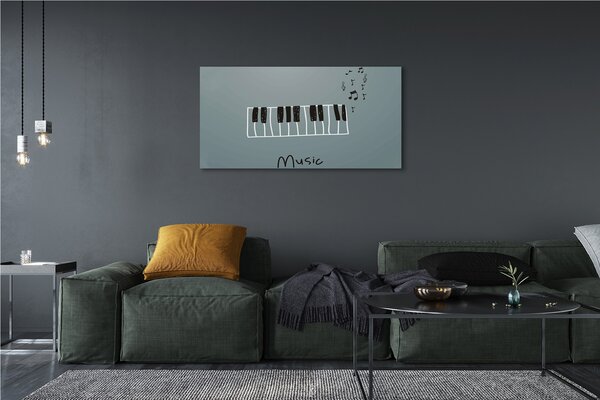 Tablouri canvas note de pian
