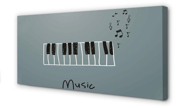 Tablouri canvas note de pian