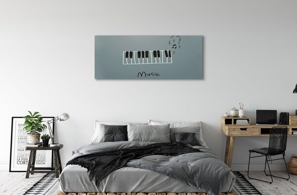 Tablouri canvas note de pian