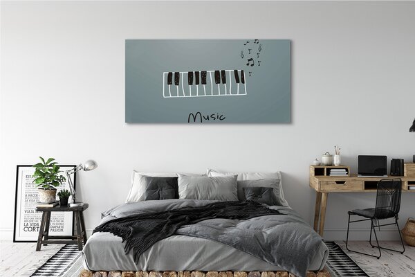 Tablouri canvas note de pian