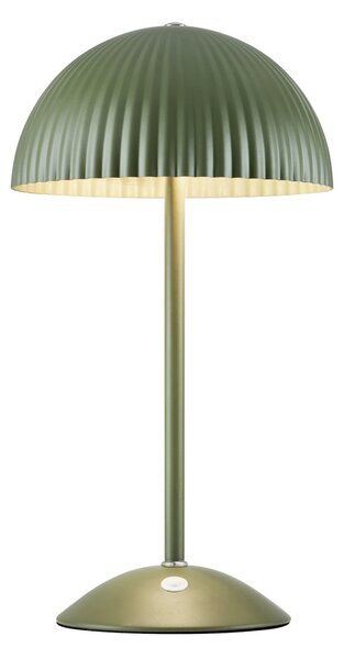 Markslöjd Lampa de masă Zin, verde, fier, înălțime 35,5 cm, G9, Verde, Camera de zi / sufragerie, Metal