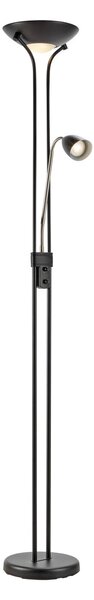 Markslöjd Lampă LED Modu, negru, lumină de citit, înălțime 180 cm, dimabilă., reglabil, Negru, Camera de zi / sufragerie, Metal, Lumină de lectură