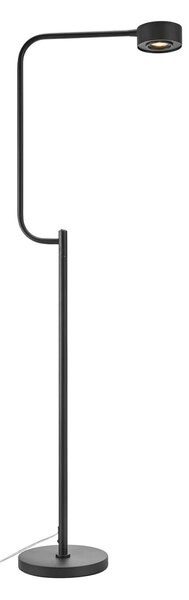 Markslöjd Lampadar LED Hugo, negru, fier, înălțime 130 cm, dimabil., reglabil, Negru, Studiu / Birou, Metal