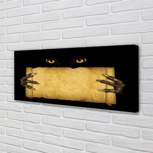 Tablouri canvas Card ochi degete