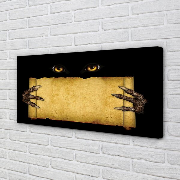Tablouri canvas Card ochi degete