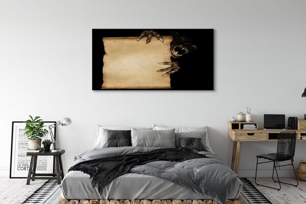Tablouri canvas formă teribil Card