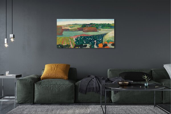 Tablouri canvas Arta pictate vedere din mediul rural