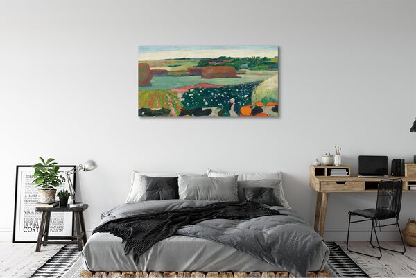 Tablouri canvas Arta pictate vedere din mediul rural