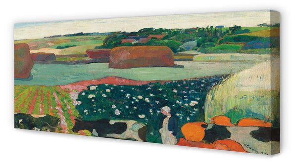 Tablouri canvas Arta pictate vedere din mediul rural