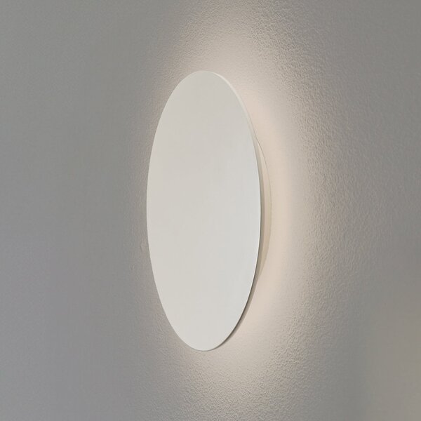 Argon Aplică de perete LED Orios Plus, culoare nisip, metal, Ø 30 cm, Bej, Camera de zi / sufragerie, Metal, Modern