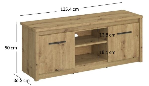Masă TV/Dulap Andra (Stejar artisan). 1052729