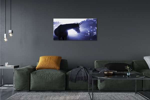 Tablouri canvas unicorn de pădure
