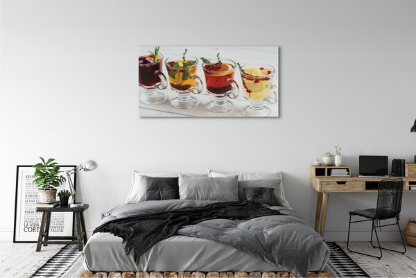 Tablouri canvas Iarna ierburi de ceai de fructe