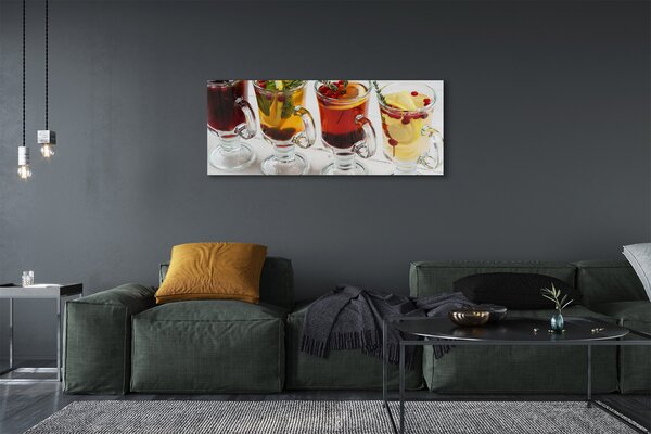 Tablouri canvas Iarna ierburi de ceai de fructe