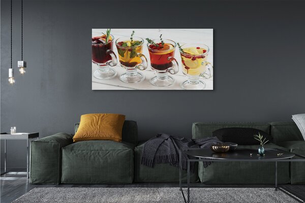 Tablouri canvas Iarna ierburi de ceai de fructe