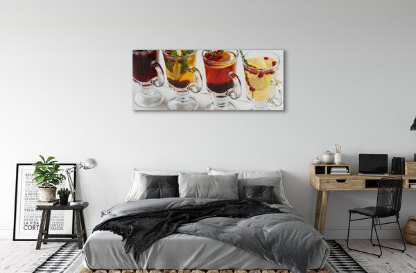 Tablouri canvas Iarna ierburi de ceai de fructe