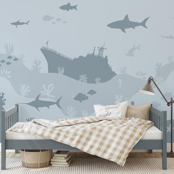 Fototapet - Sea World, albastru (147x102 cm)
