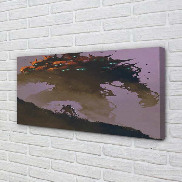 Tablouri canvas Man capete caracter teribil