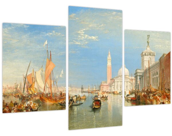 Tablou - Joseph Mallord William Turner, Venice the Dogana and San Giorgio Maggiore, reproducere (90x60 cm)