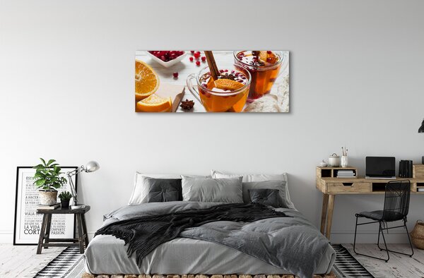 Tablouri canvas Iarna ceașcă de ceai