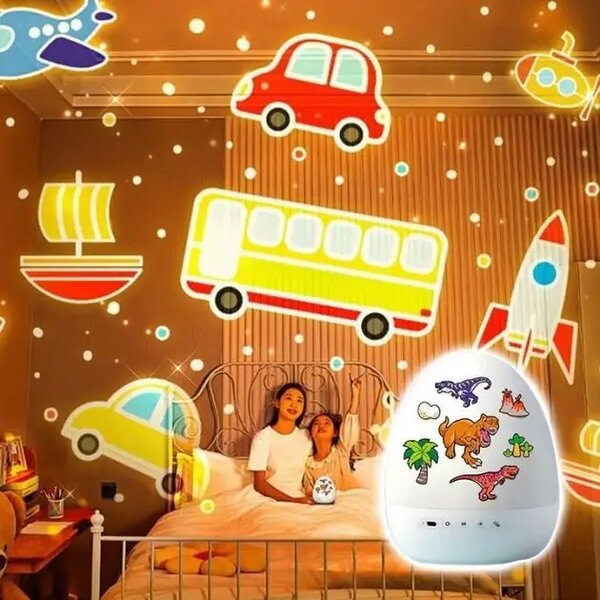 Dinoglow™ Proiector Led Pentru Ouă De Dinozaur Cu 21 De Teme