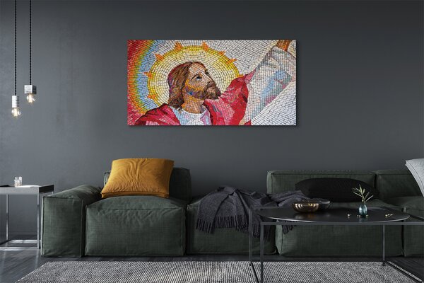 Tablouri canvas mozaic Isus