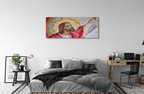 Tablouri canvas mozaic Isus