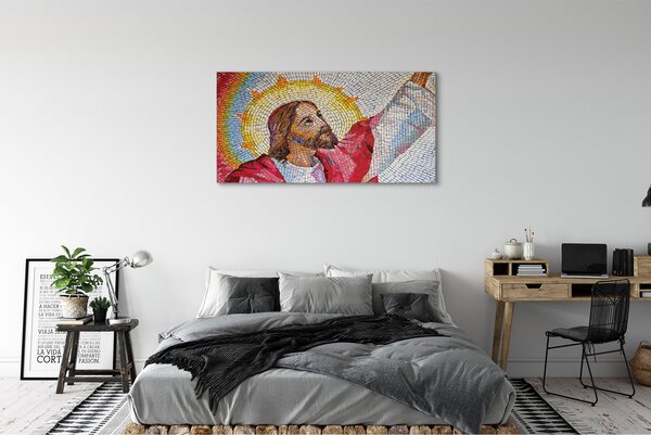 Tablouri canvas mozaic Isus