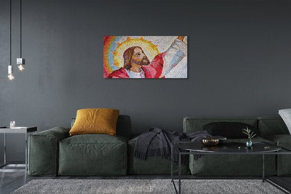 Tablouri canvas mozaic Isus
