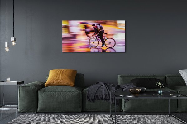 Tablouri canvas Biciclete lumini om