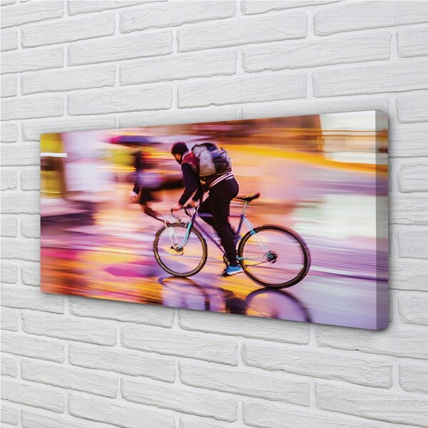 Tablouri canvas Biciclete lumini om