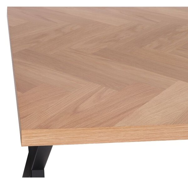 Masă de dining Bjorn (140 cm), stejar natural