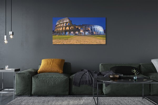 Tablouri canvas Sunset Roma Colosseum