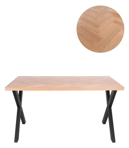 Masă de dining Bjorn (140 cm), stejar natural