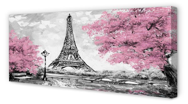 Tablouri canvas copac primăvară Paris