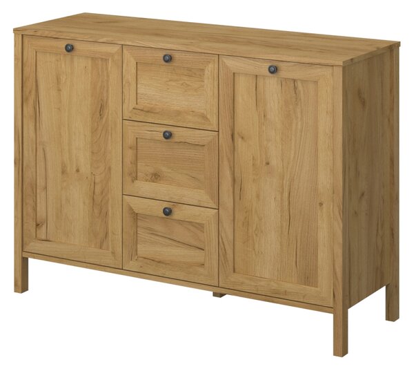 Comodă Keira 2D3S (Stejar craft auriu). 1052992