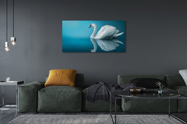 Tablouri canvas Swan în apă