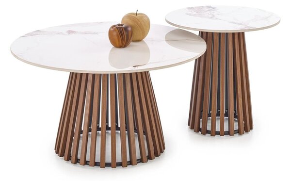 Măsuță de cafea Carina S, bej/nuc