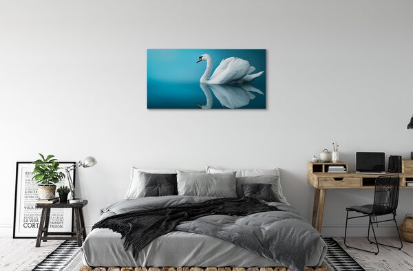 Tablouri canvas Swan în apă