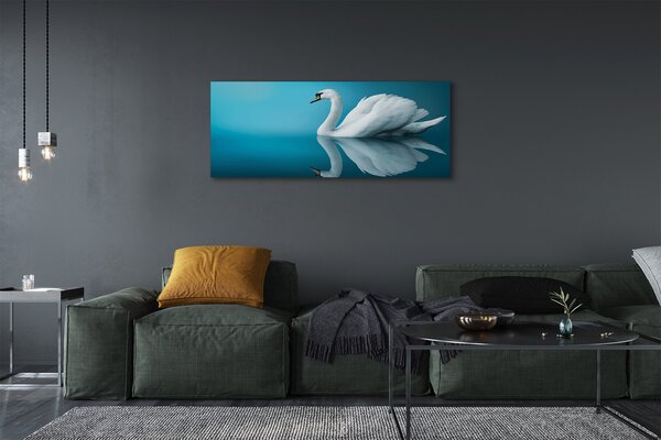Tablouri canvas Swan în apă