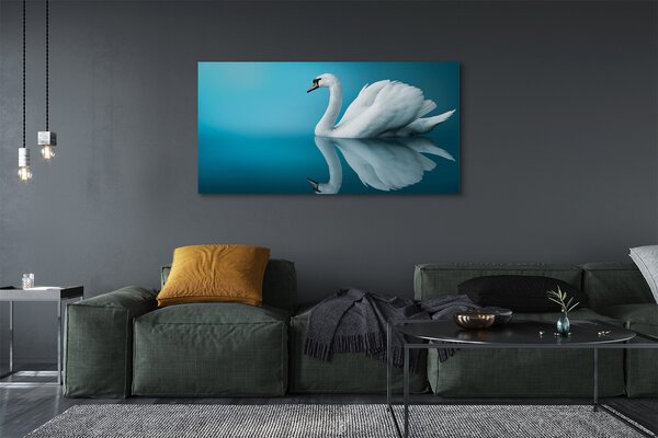 Tablouri canvas Swan în apă