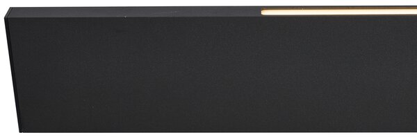 Lampă suspendată modernă neagră cu LED inclus, cu dimmer în 3 trepte Easylift - Straight