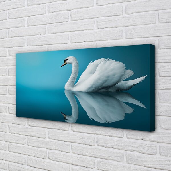 Tablouri canvas Swan în apă
