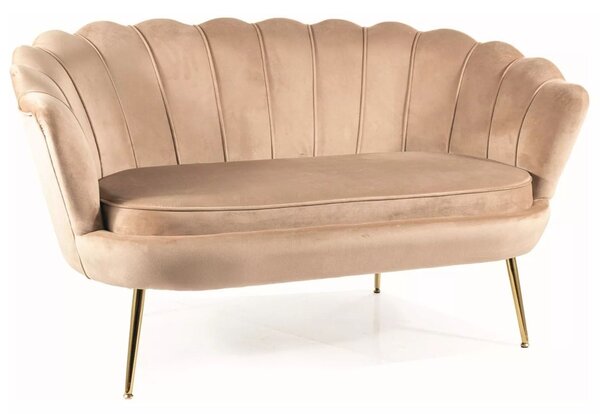 Canapea Camellia Velvet, bej